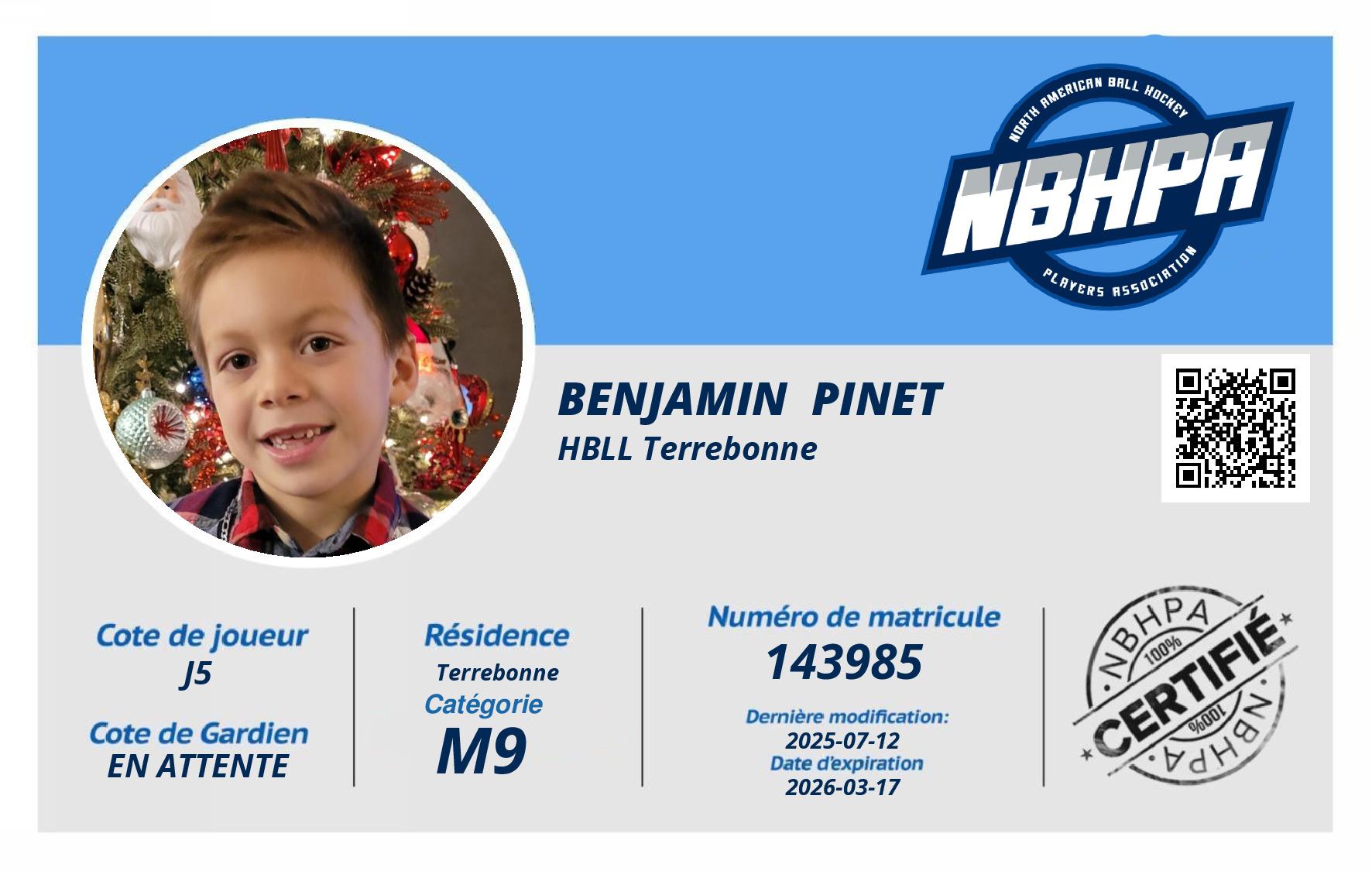 Benjamin  Pinet 