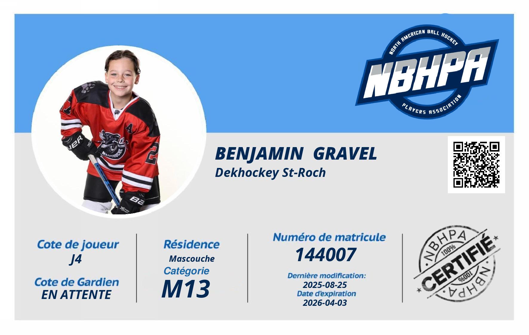 Benjamin  Gravel