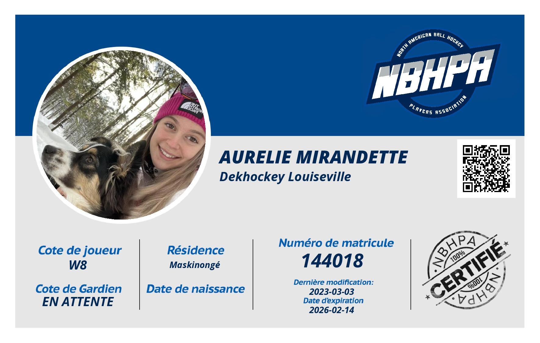 Aurelie Mirandette