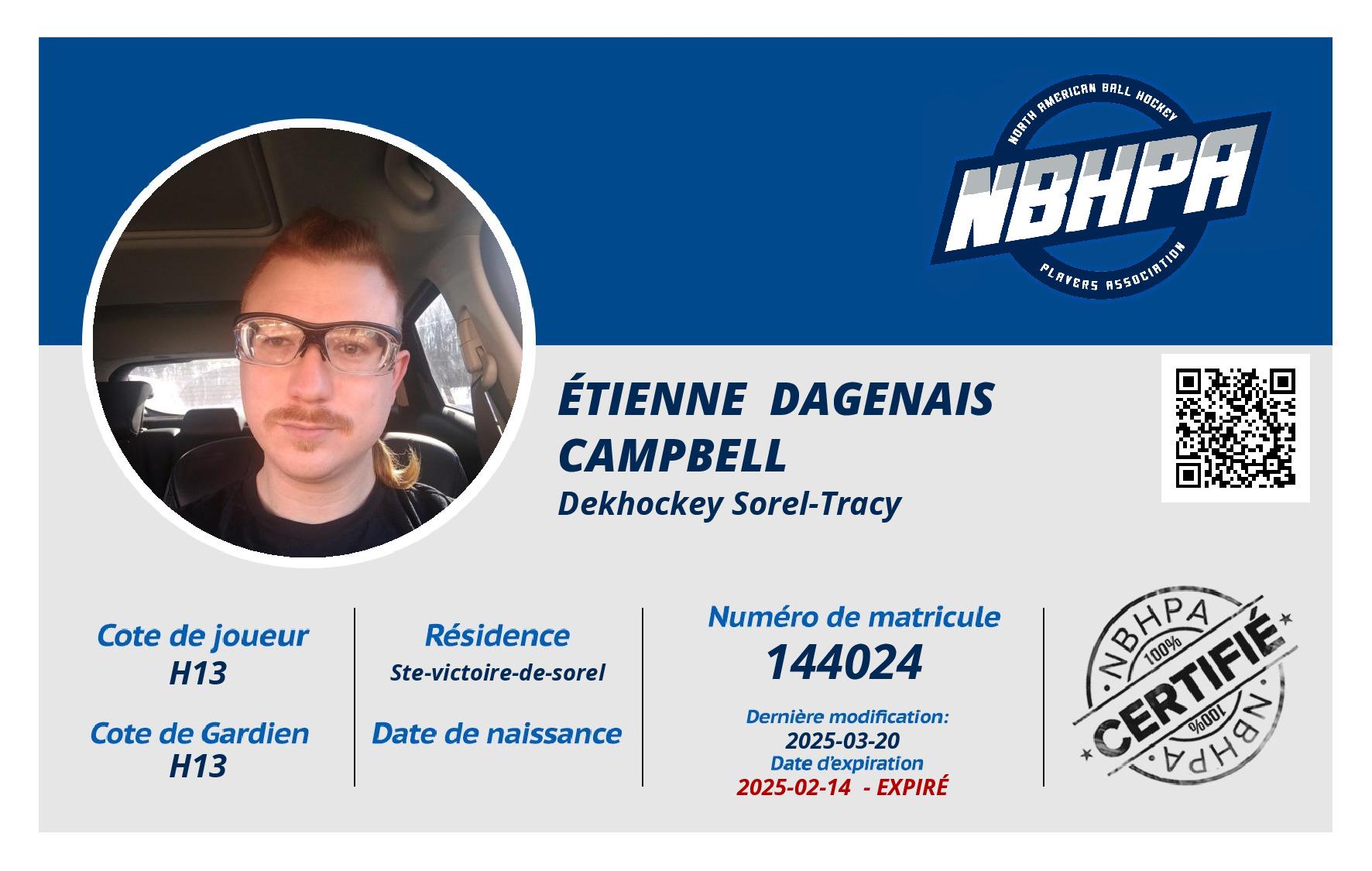 Étienne  Dagenais Campbell 