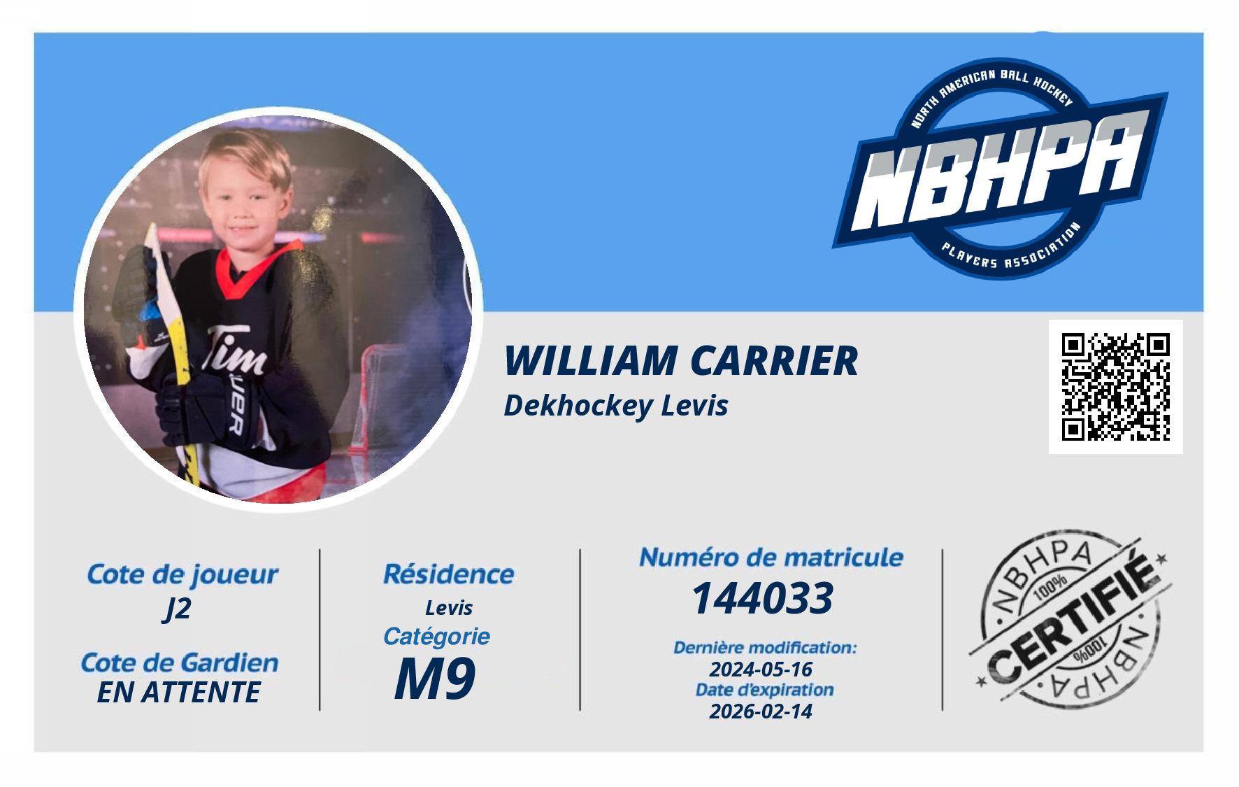 William Carrier