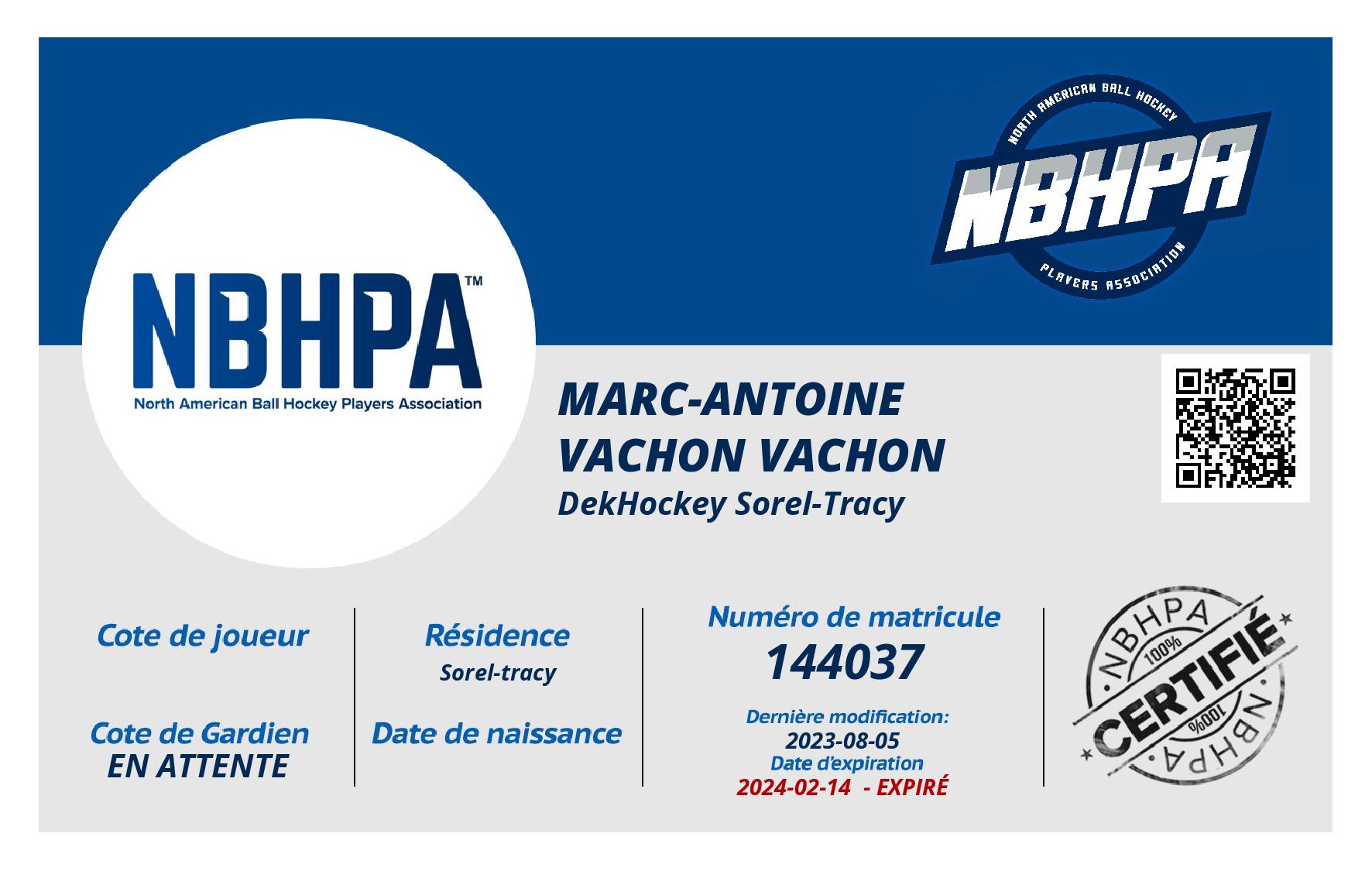 Marc-Antoine Vachon Vachon