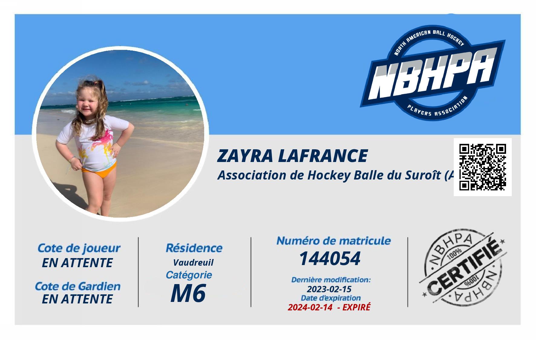 Zayra Lafrance