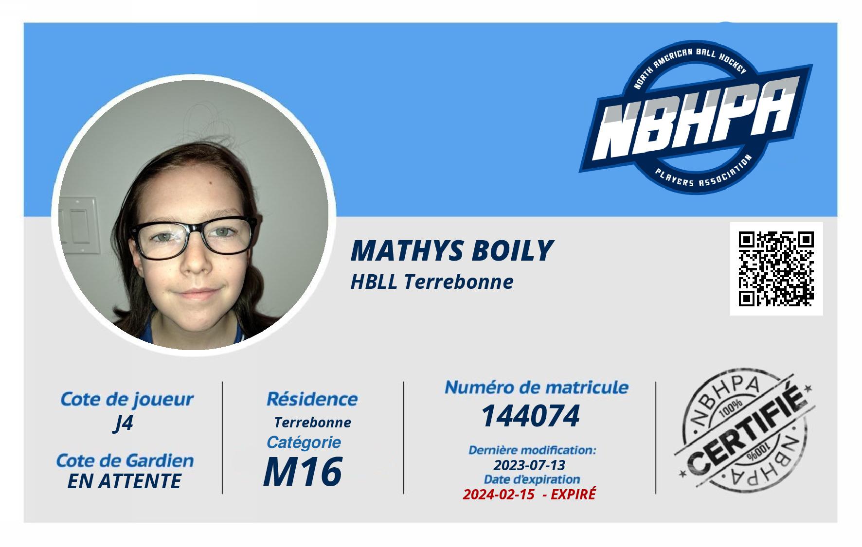 Mathys Boily
