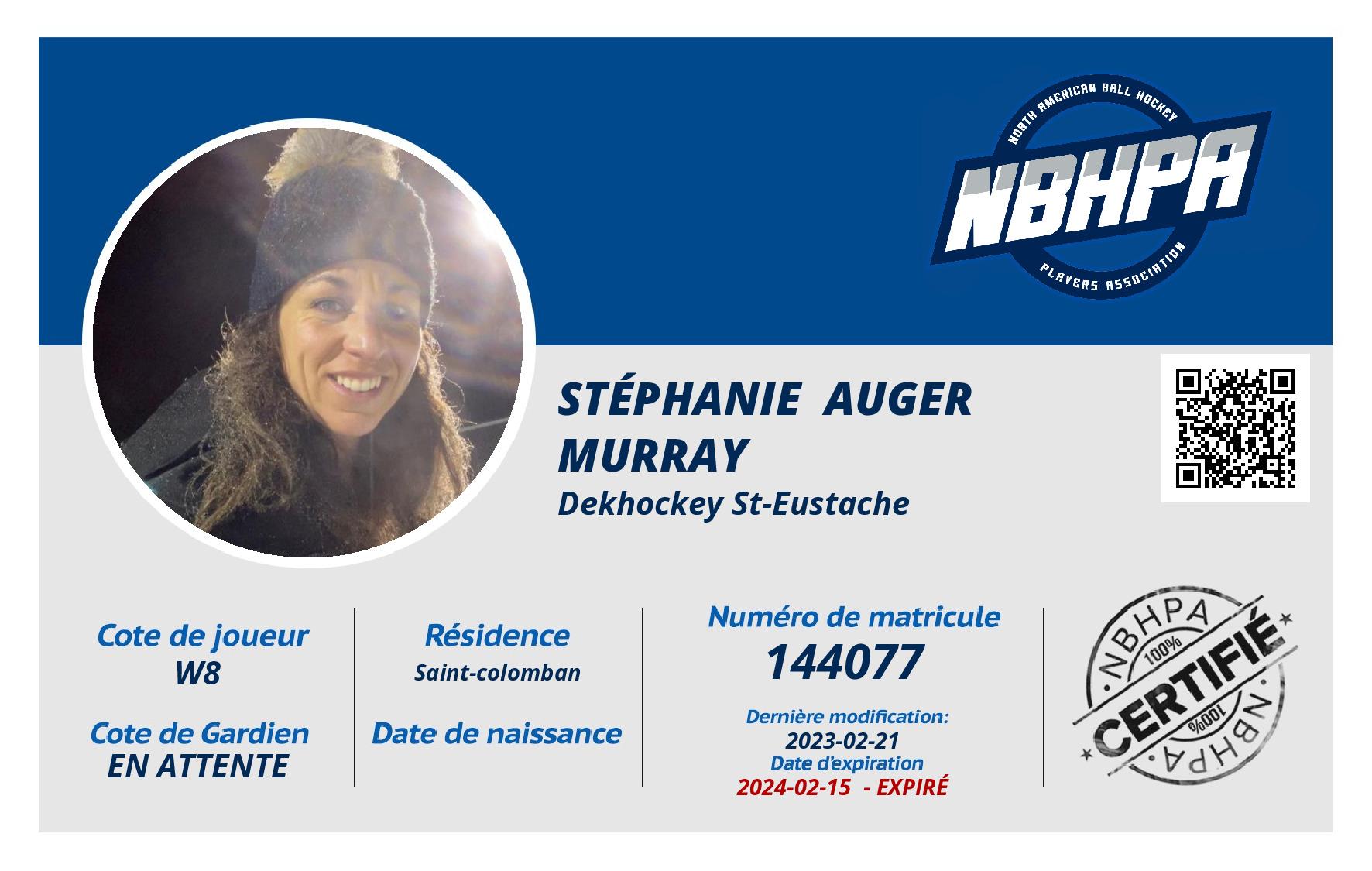 Stéphanie  Auger murray