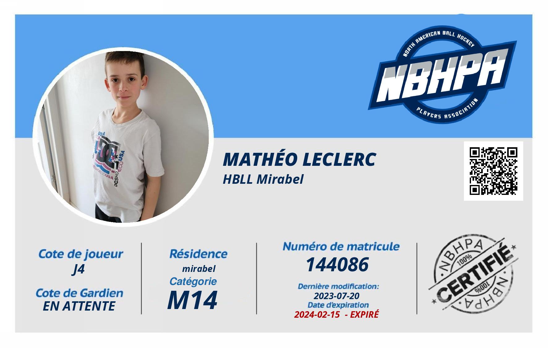 Mathéo Leclerc
