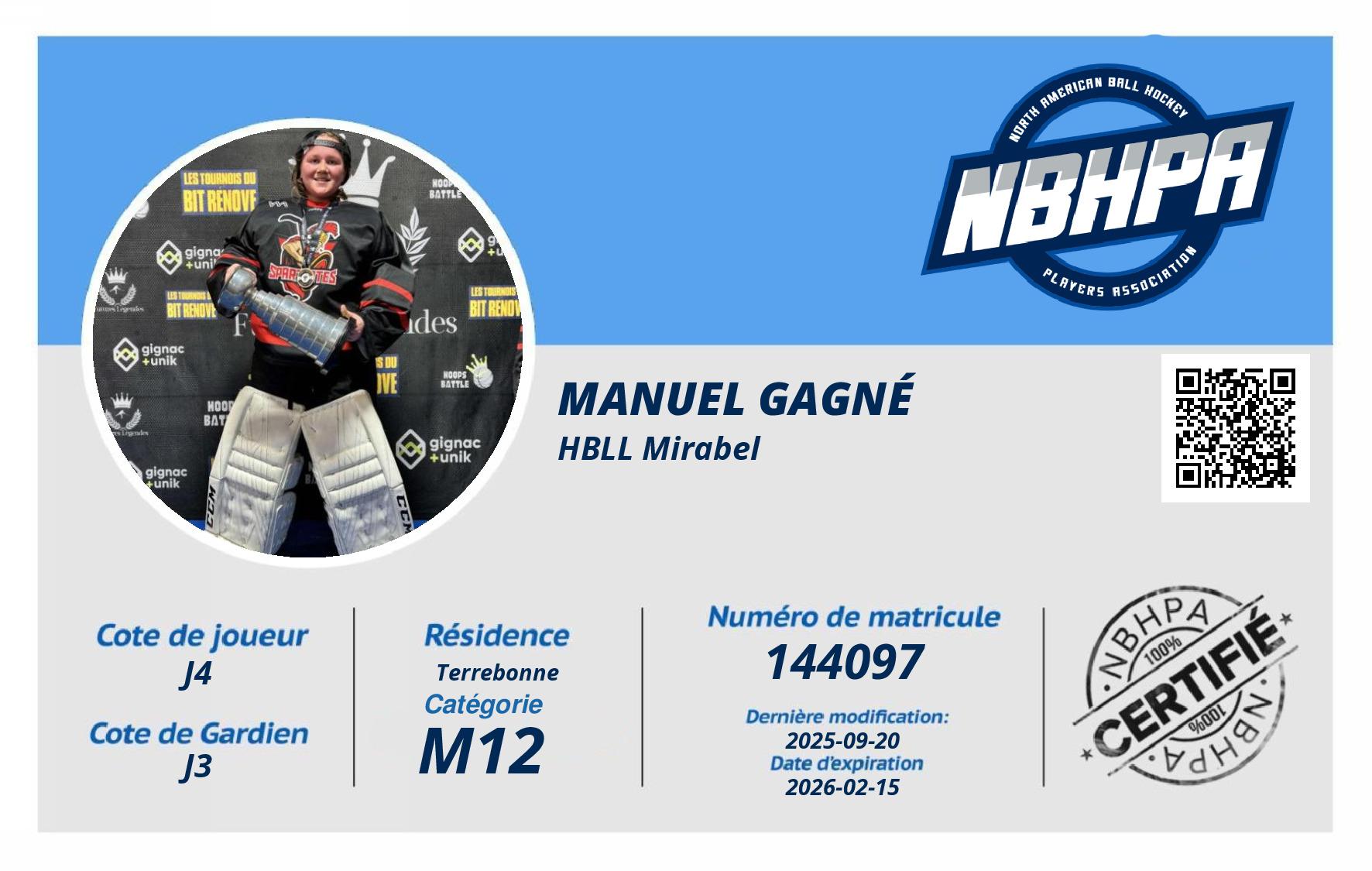 Manuel Gagné