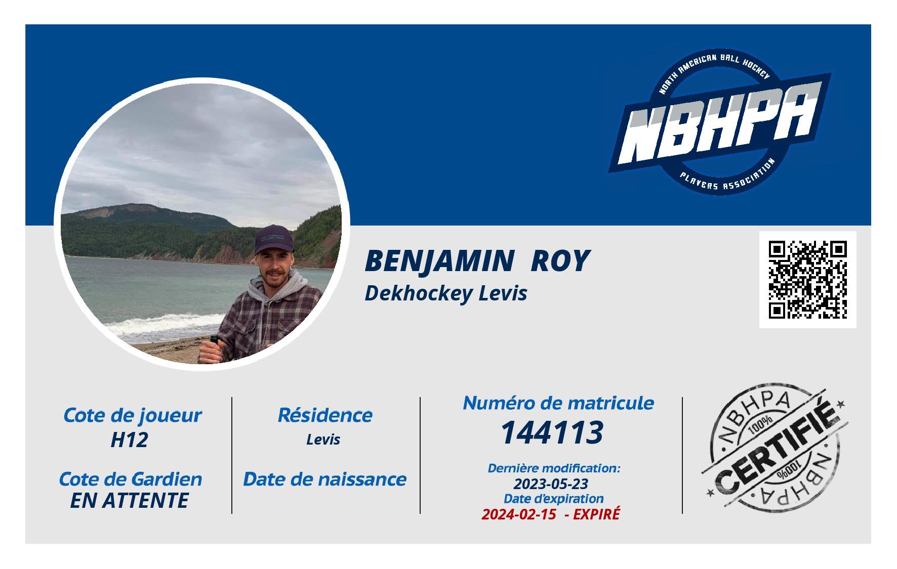 Benjamin  Roy