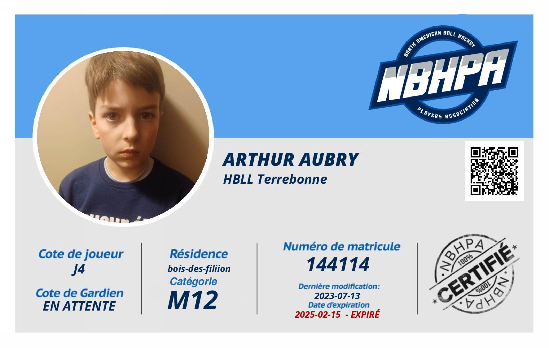 Arthur Aubry