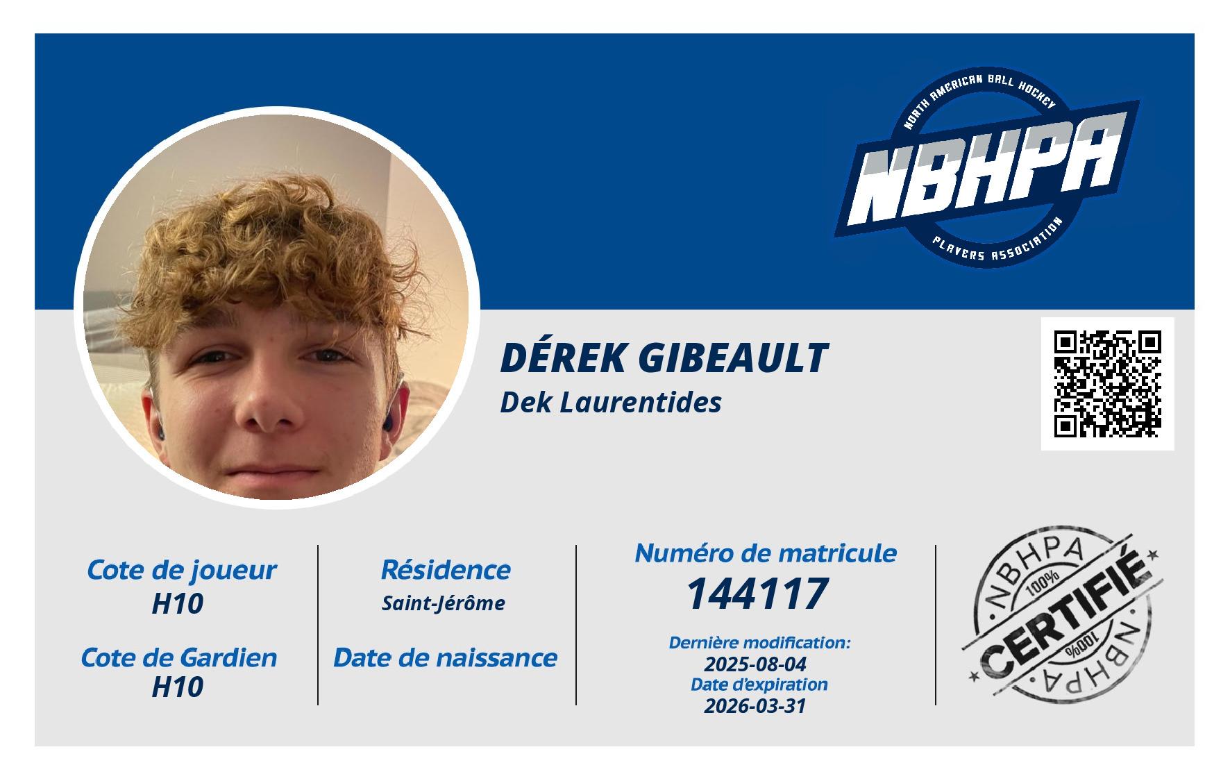 Dérek Gibeault