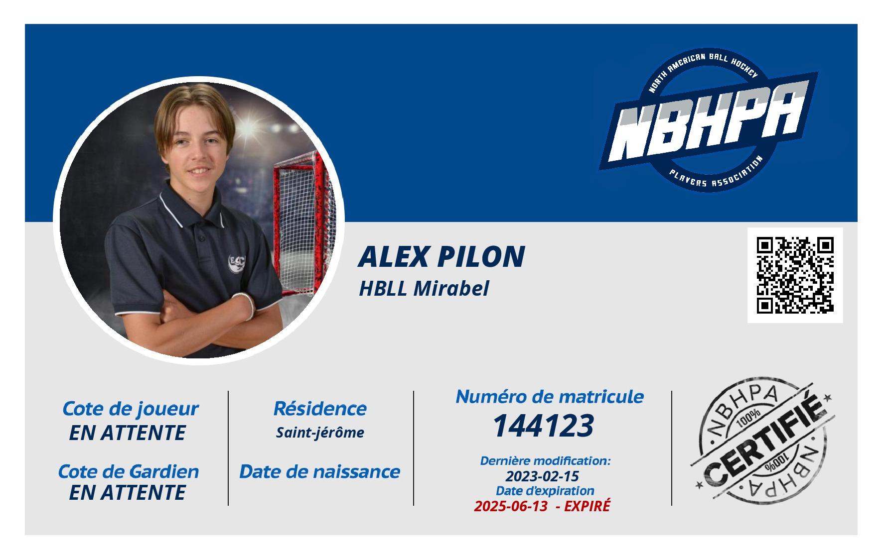 Alex Pilon