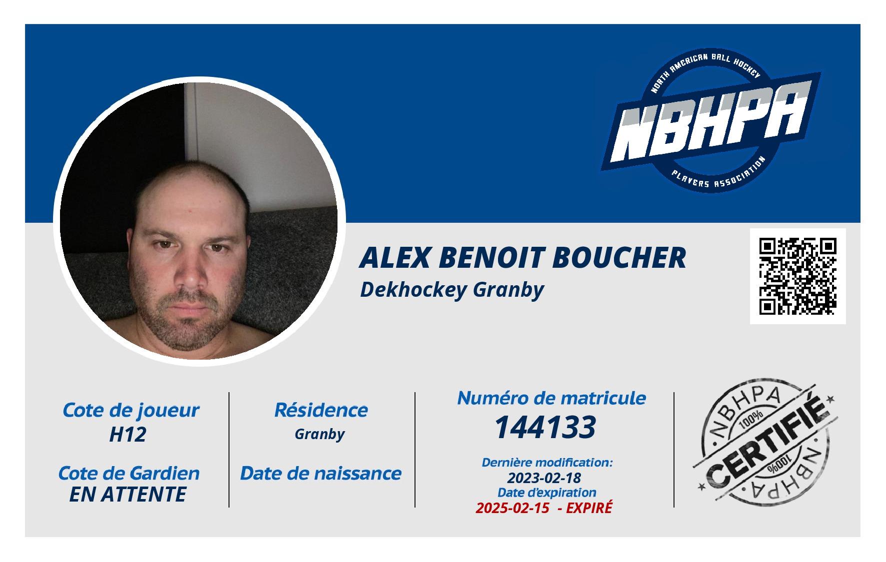 Alex Benoit Boucher 