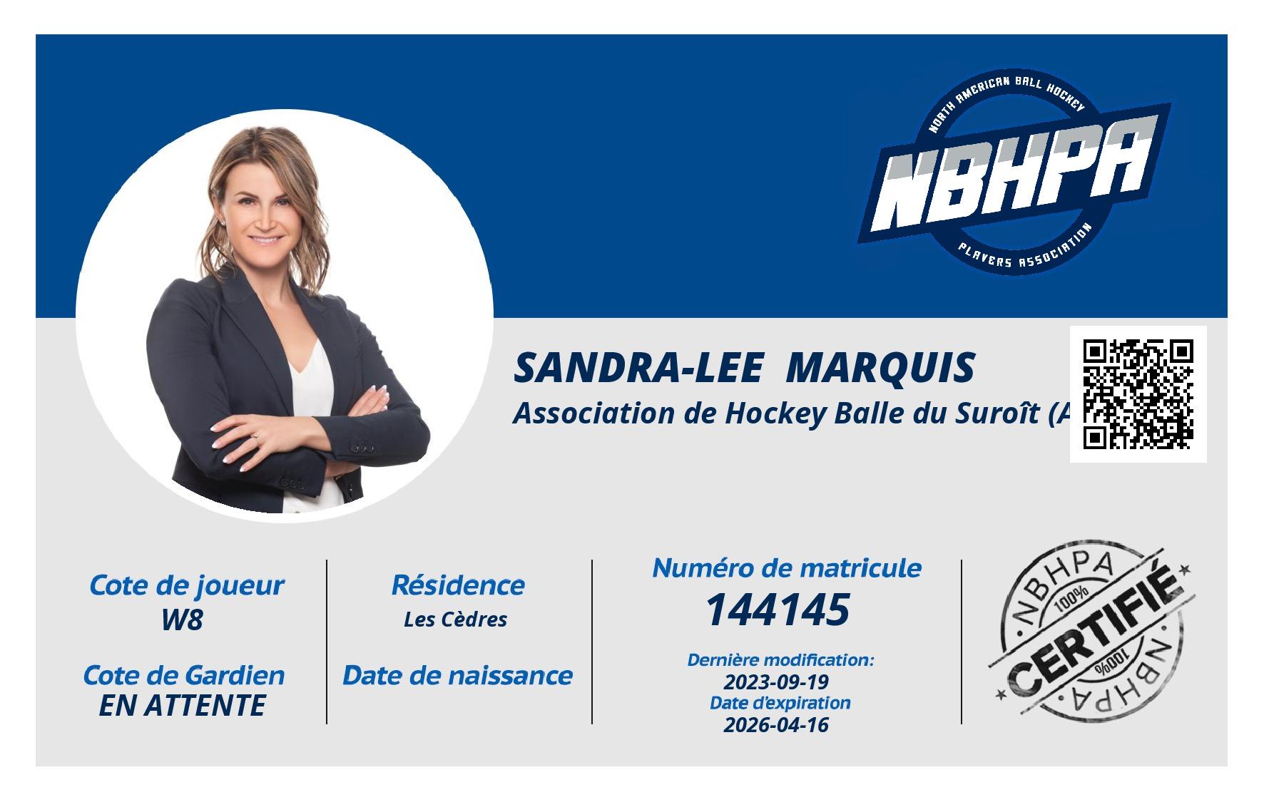 Sandra-Lee  Marquis 