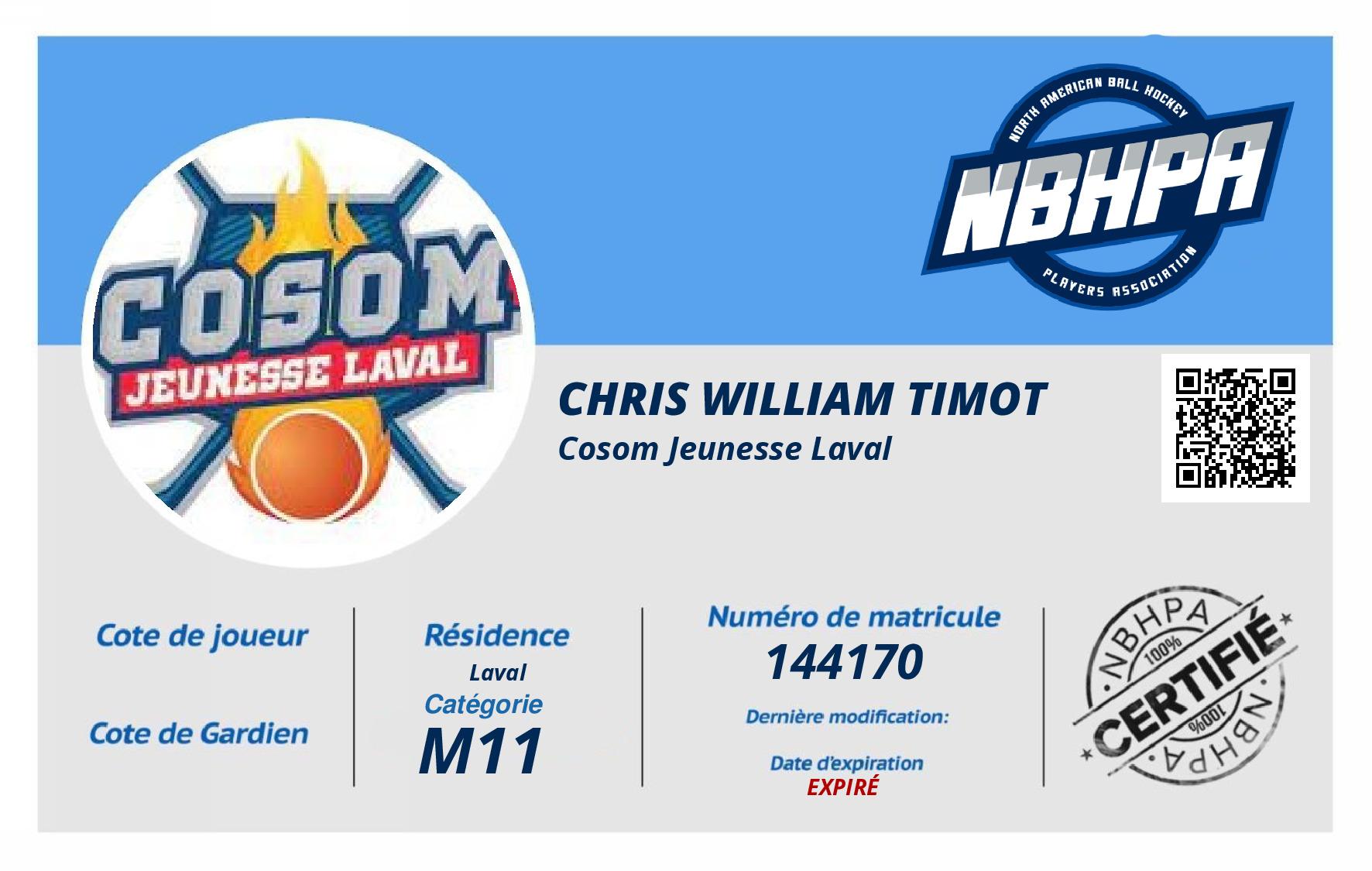 Chris William Timot