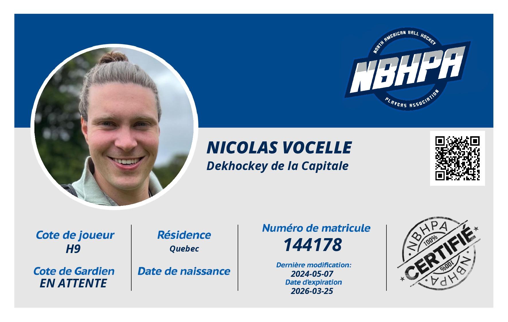 Nicolas Vocelle