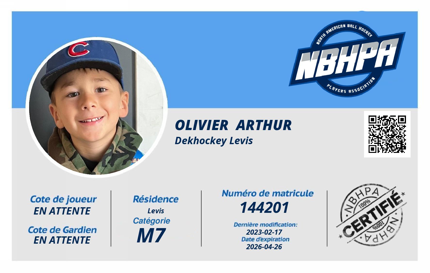 Olivier  Arthur 