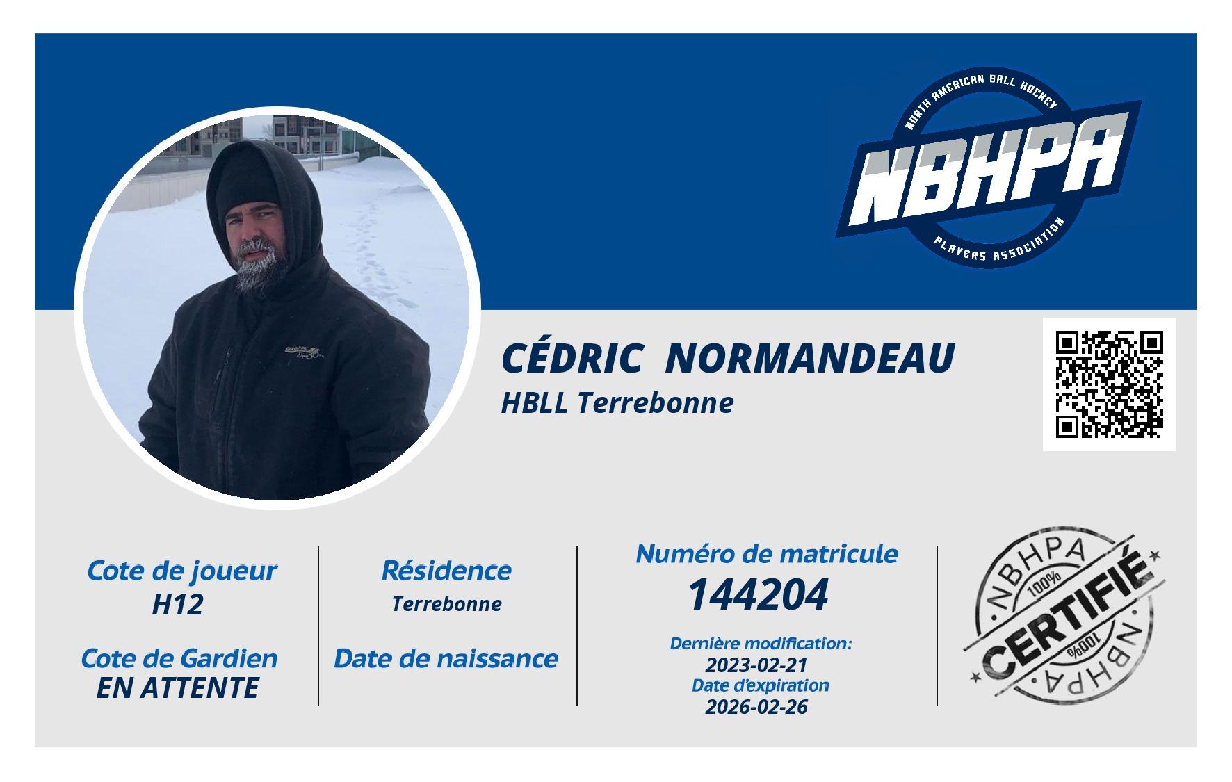 Cédric  Normandeau