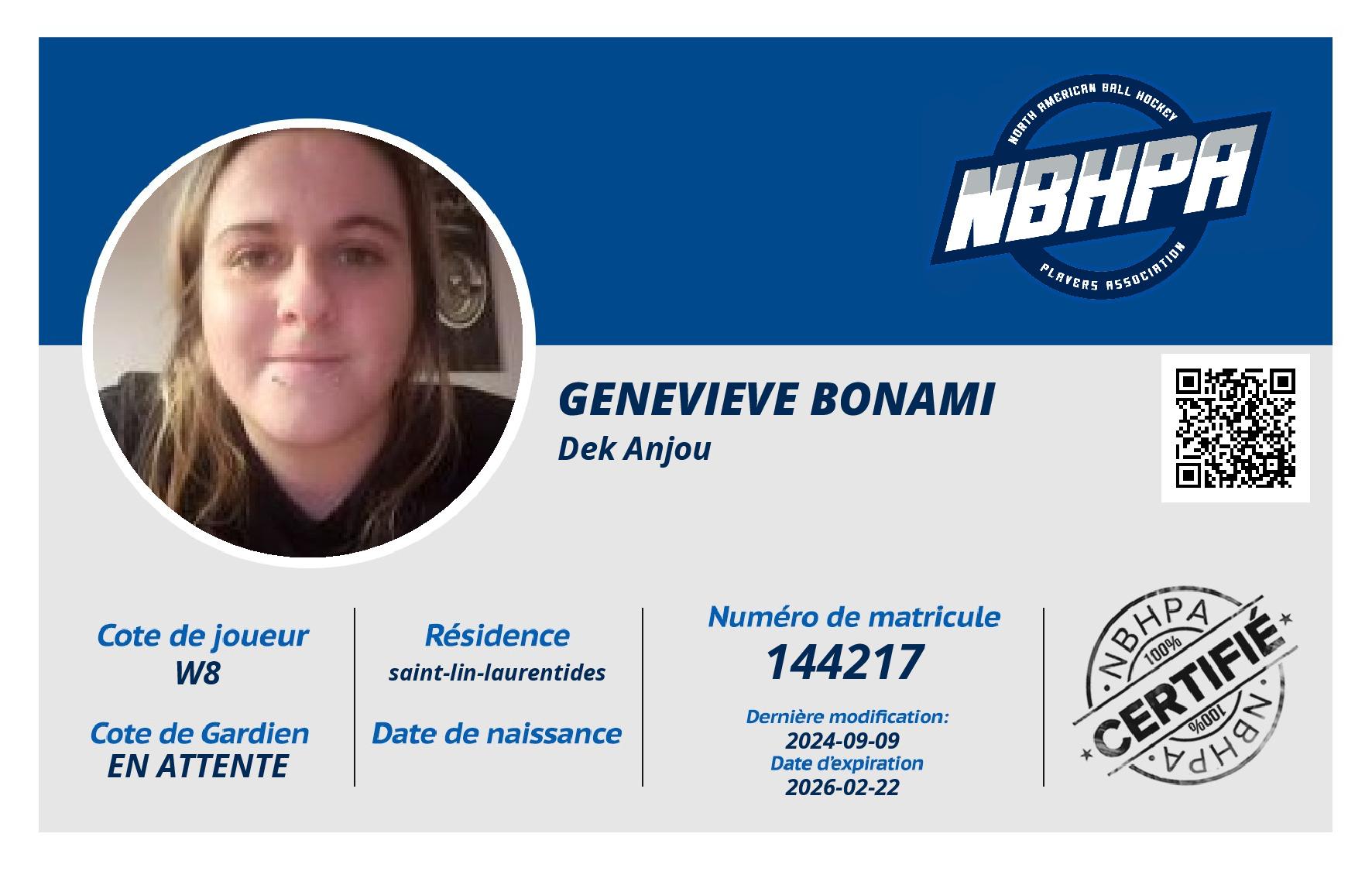 Genevieve Bonami