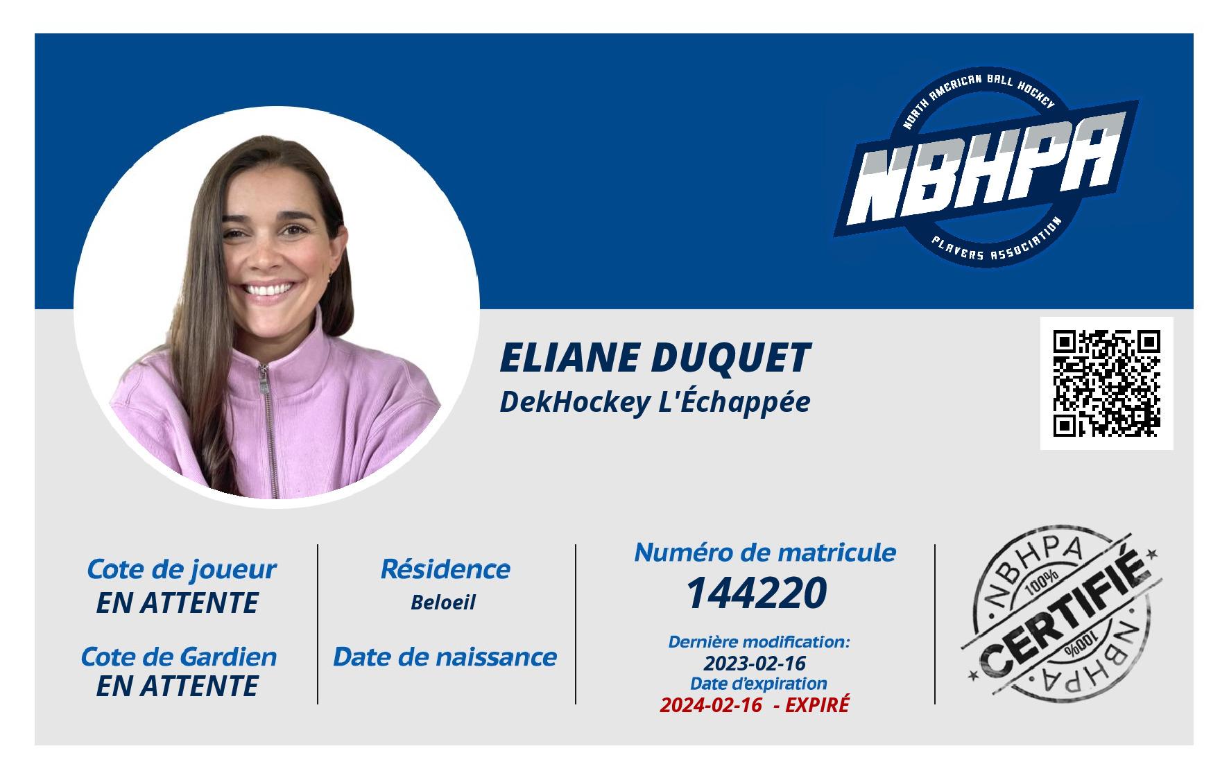 Eliane Duquet