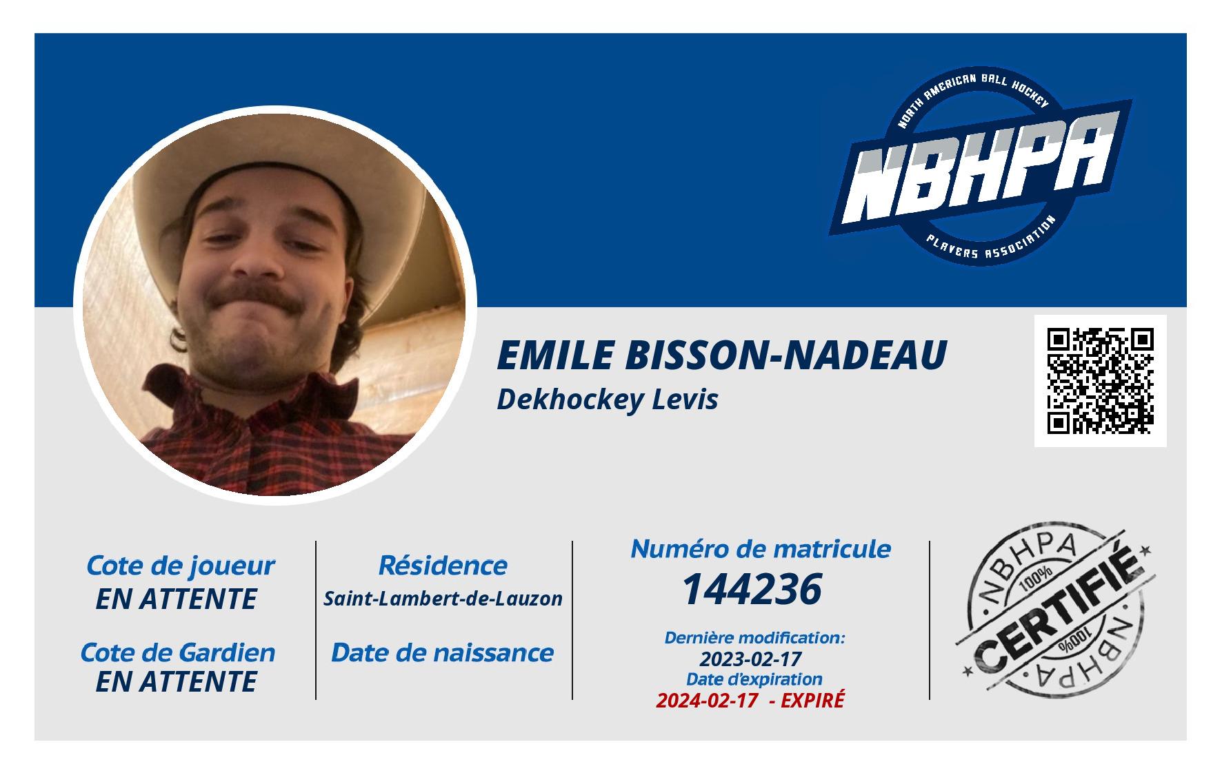 Emile Bisson-Nadeau