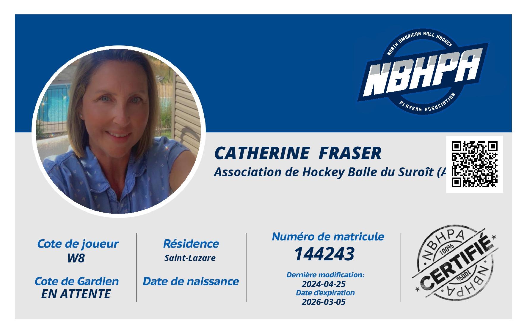 Catherine  Fraser