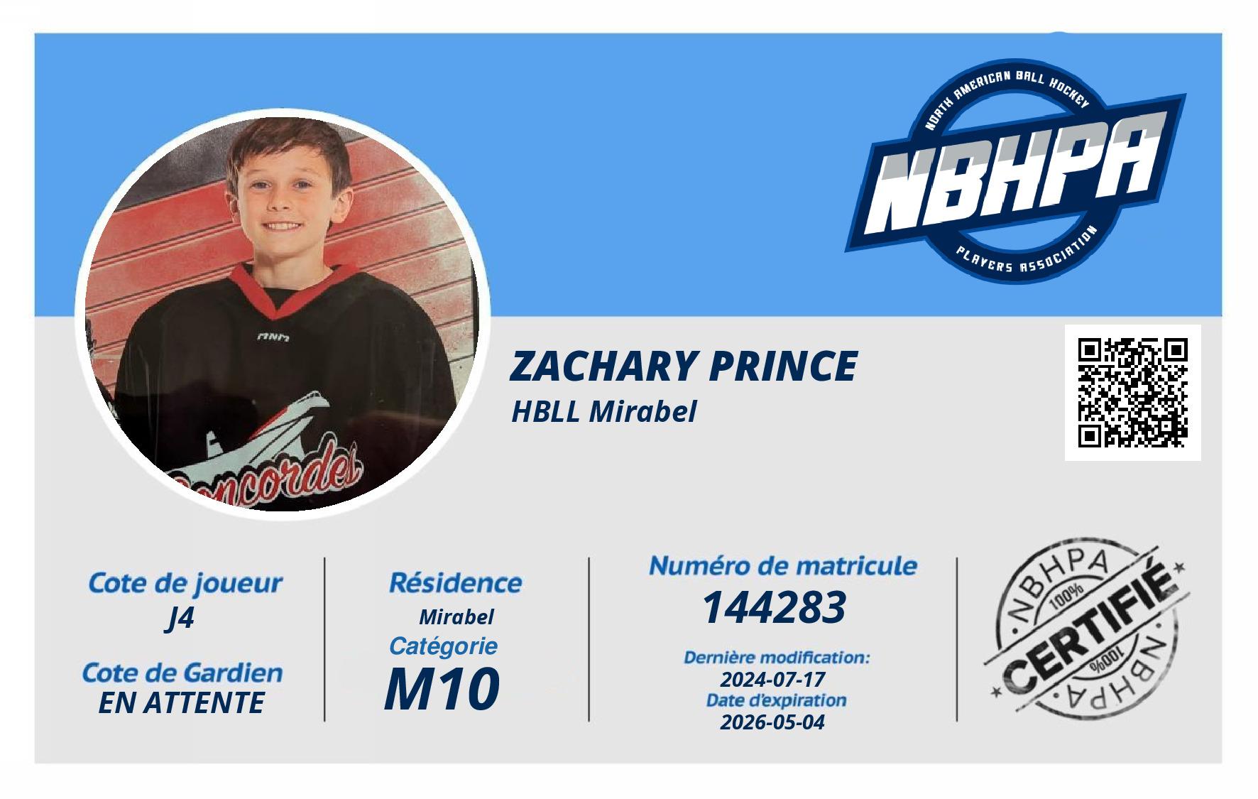 Zachary Prince
