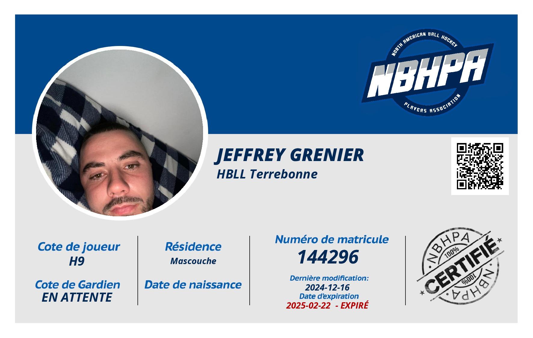 Jeffrey Grenier
