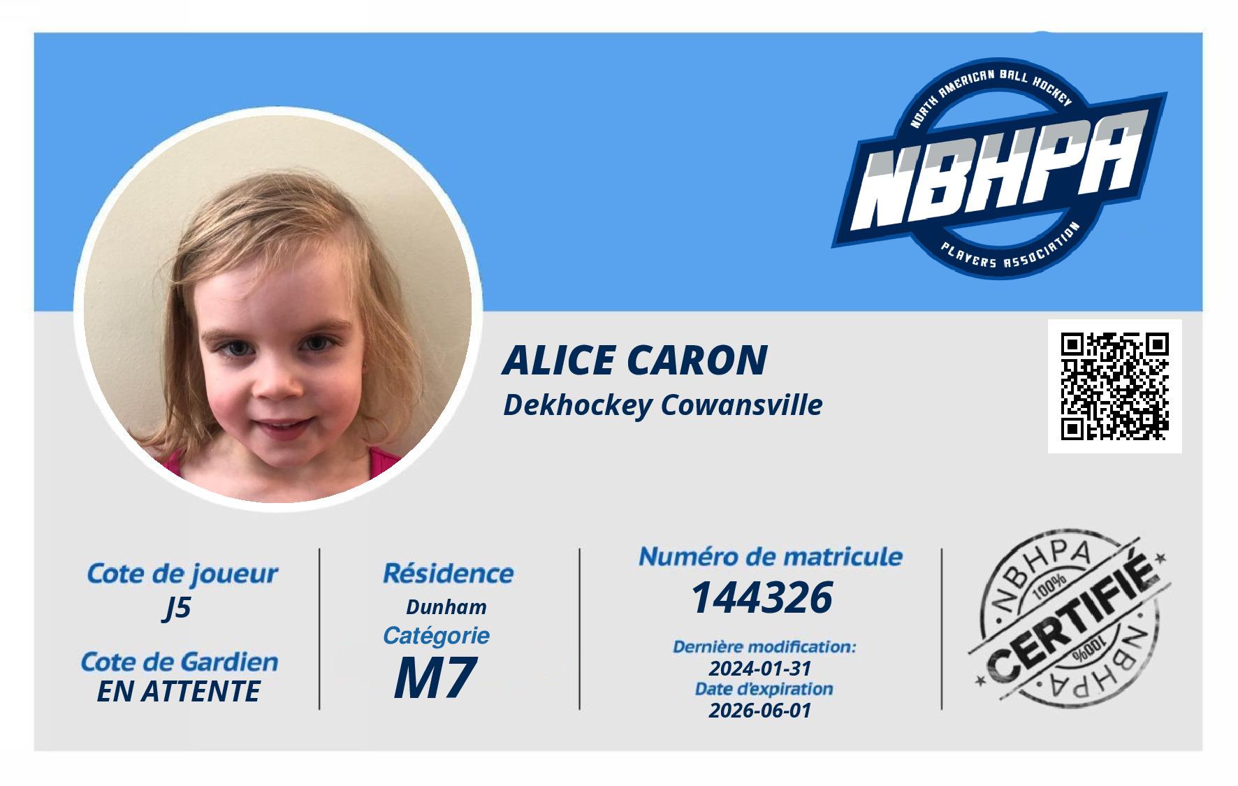 Alice Caron