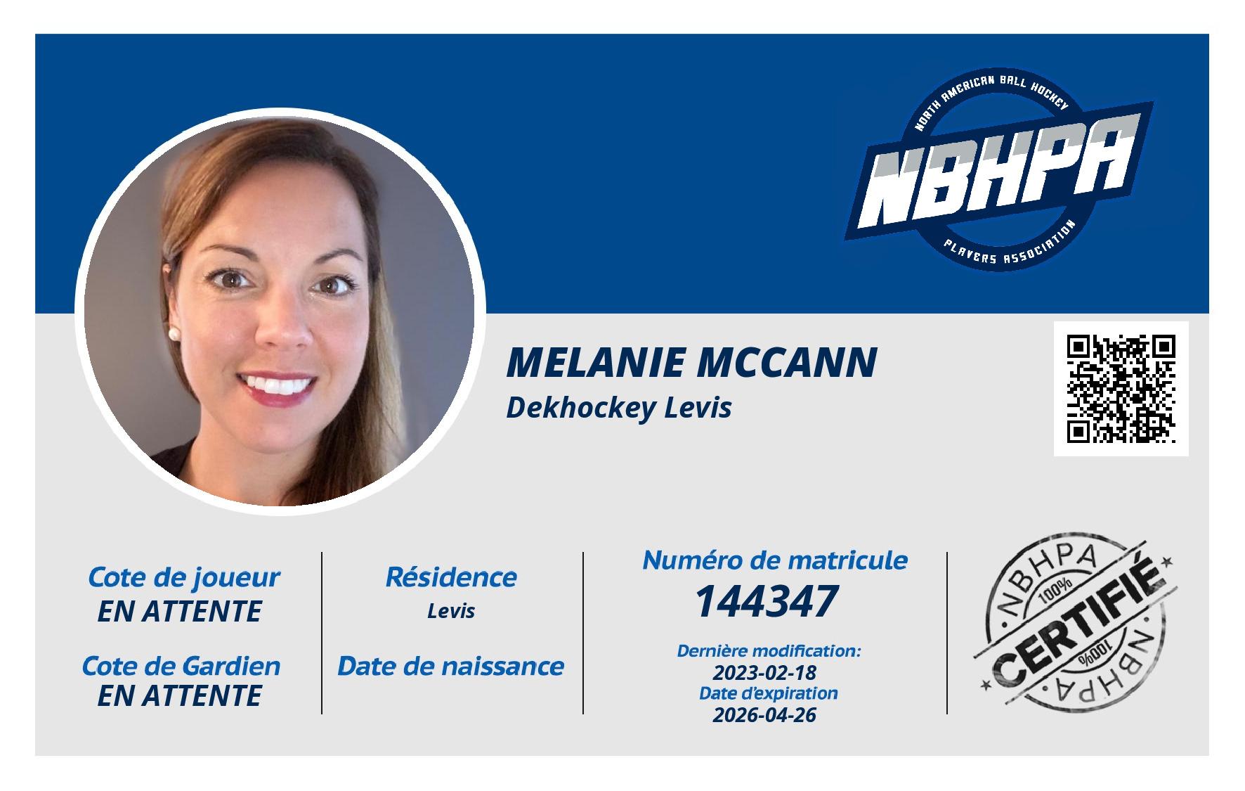 Melanie McCann 