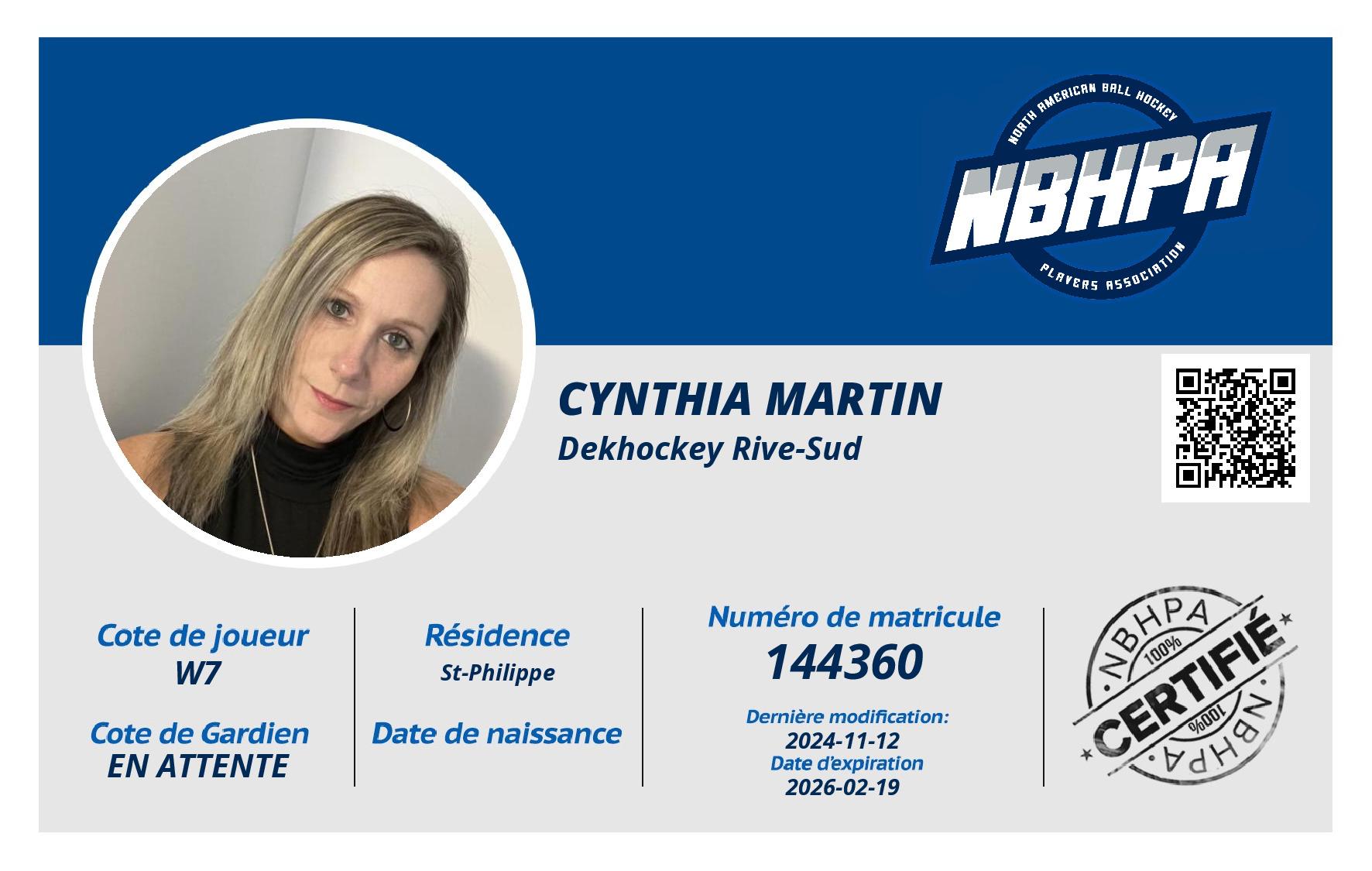 Cynthia Martin