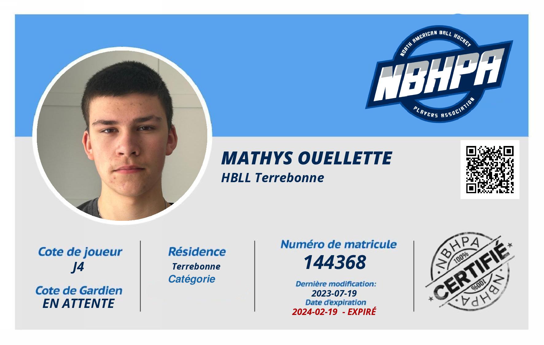 Mathys Ouellette