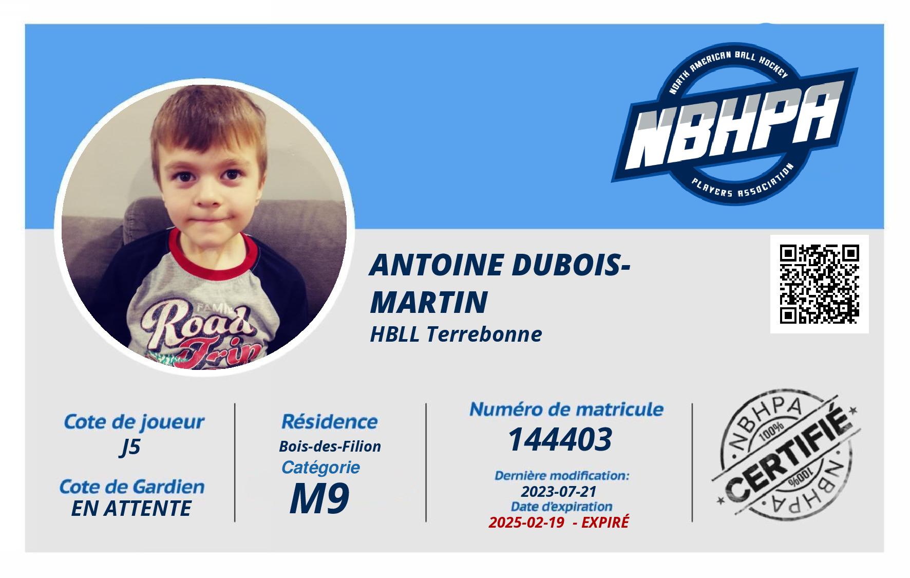 Antoine Dubois-Martin