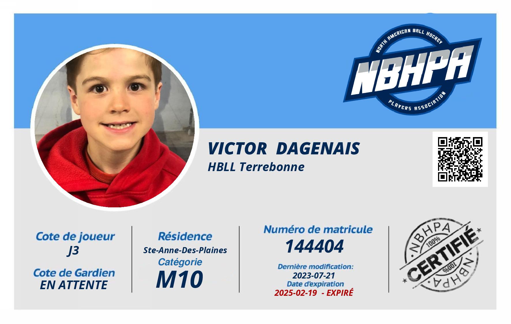 Victor  Dagenais
