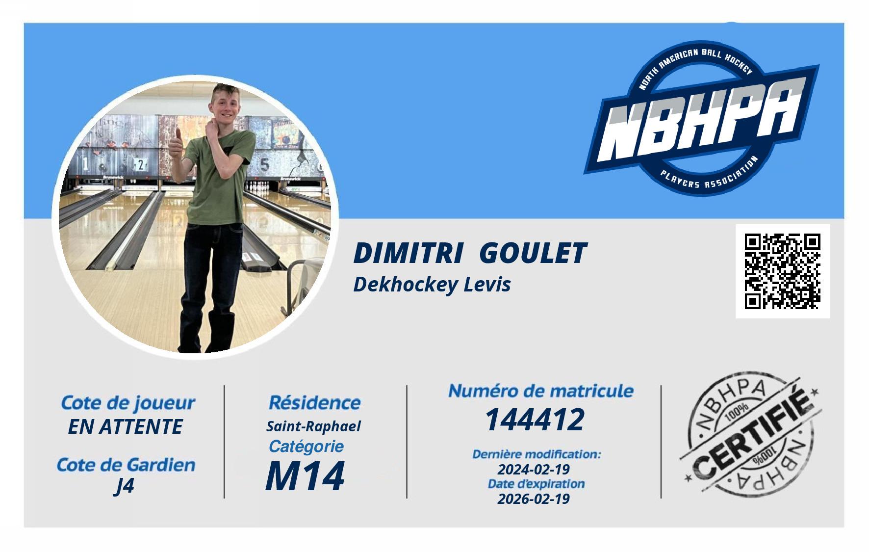 Dimitri  Goulet 