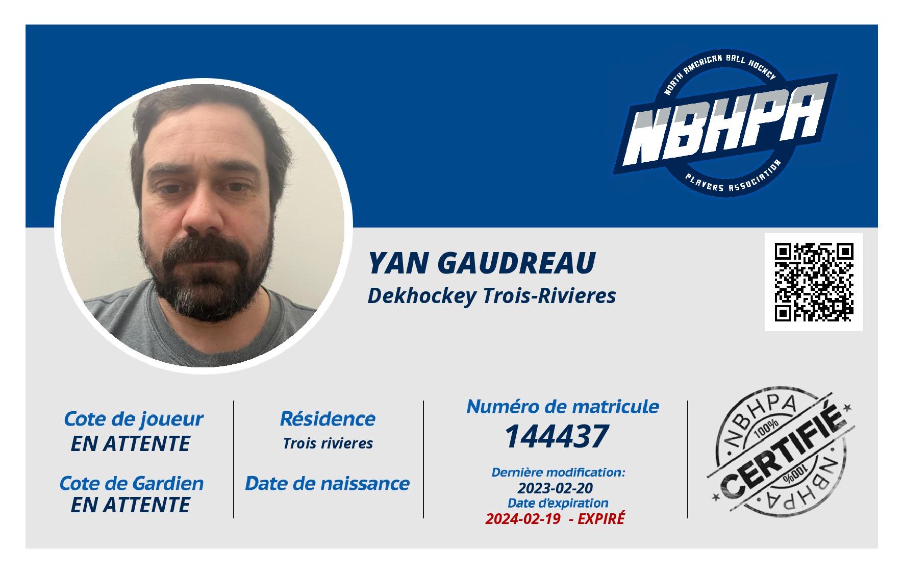 Yan Gaudreau