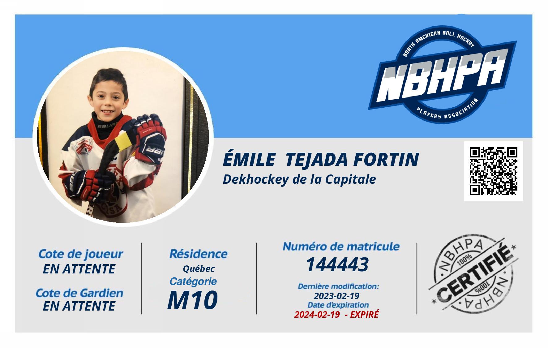 Émile  Tejada Fortin