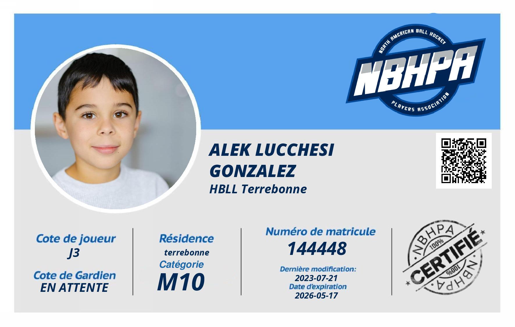 Alek Lucchesi Gonzalez