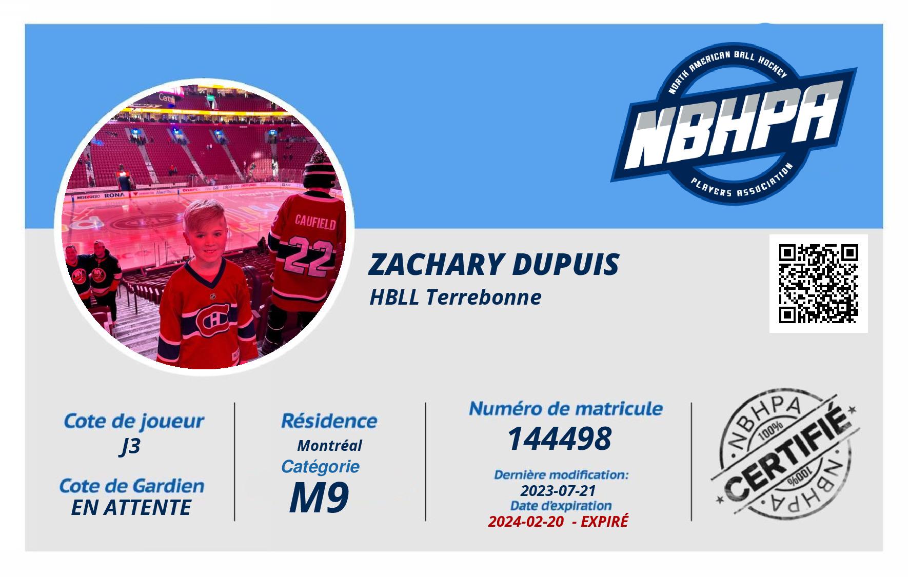 Zachary Dupuis