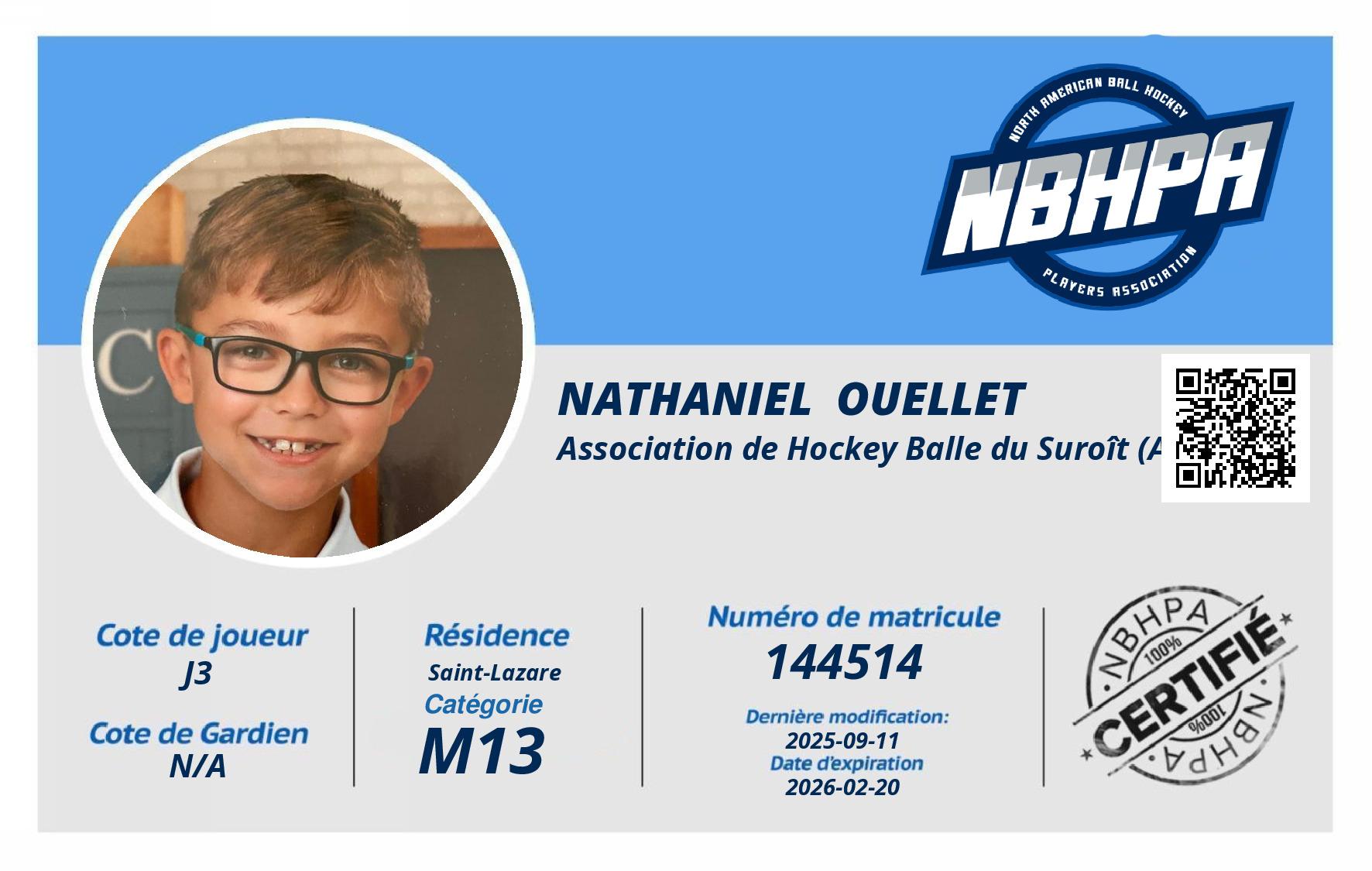 Nathaniel  Ouellet