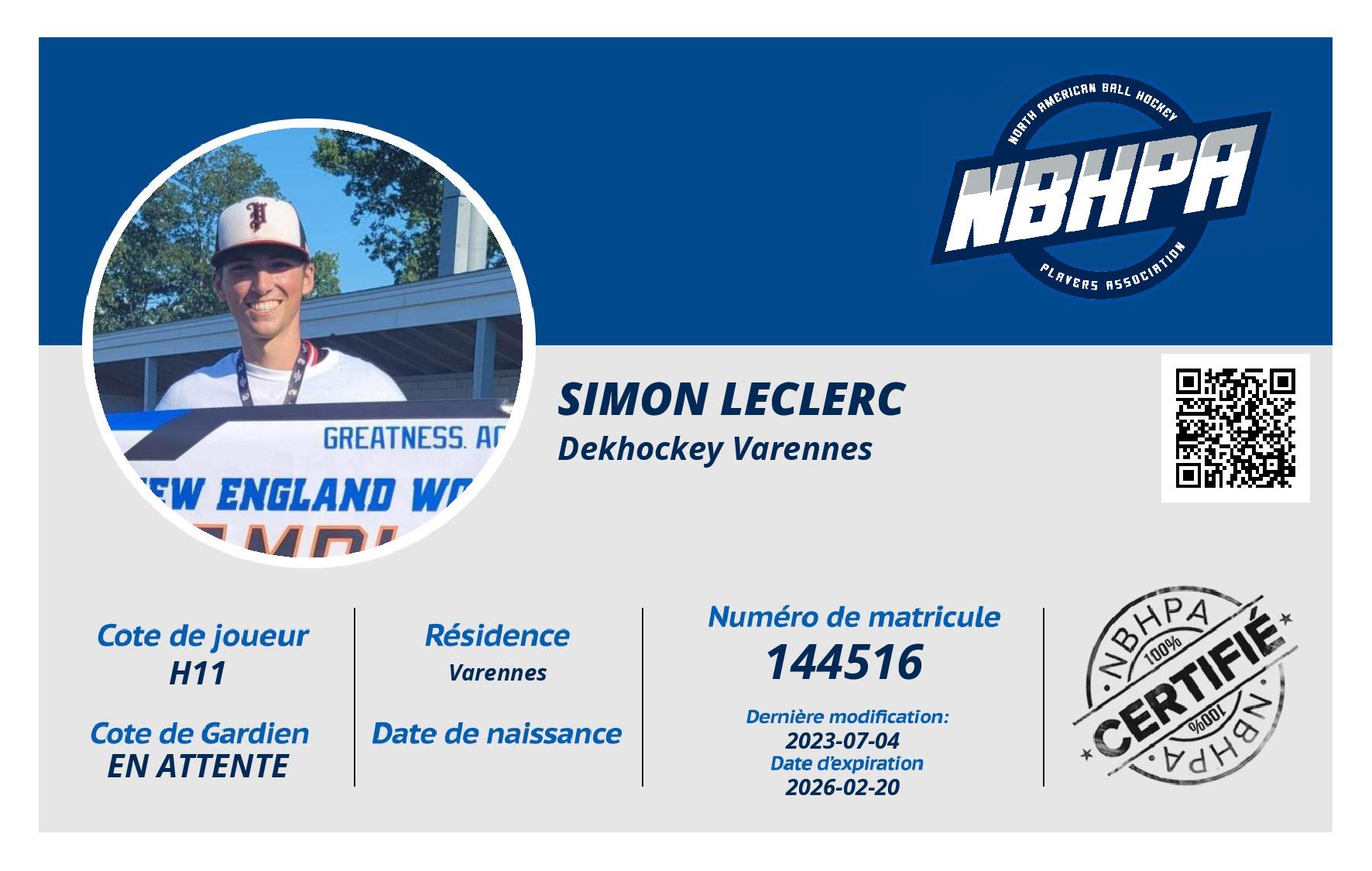 Simon Leclerc