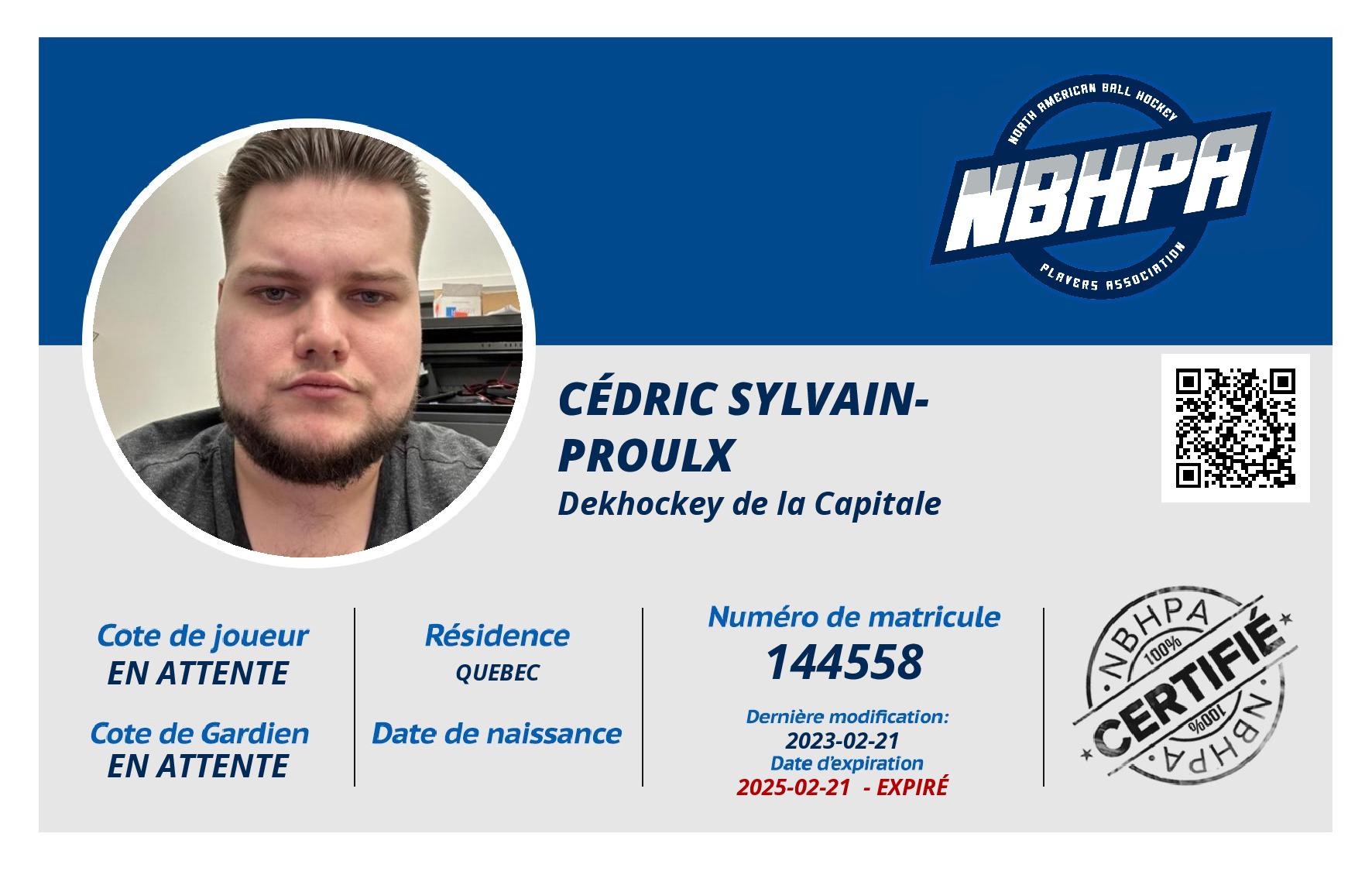 Cédric Sylvain-Proulx