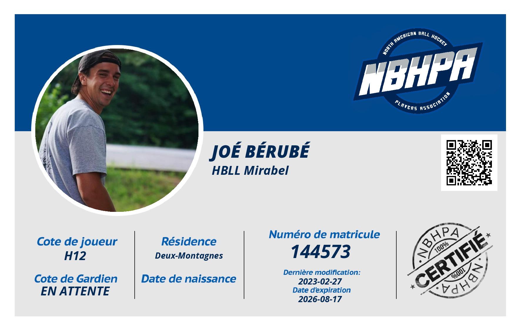 Joé Bérubé