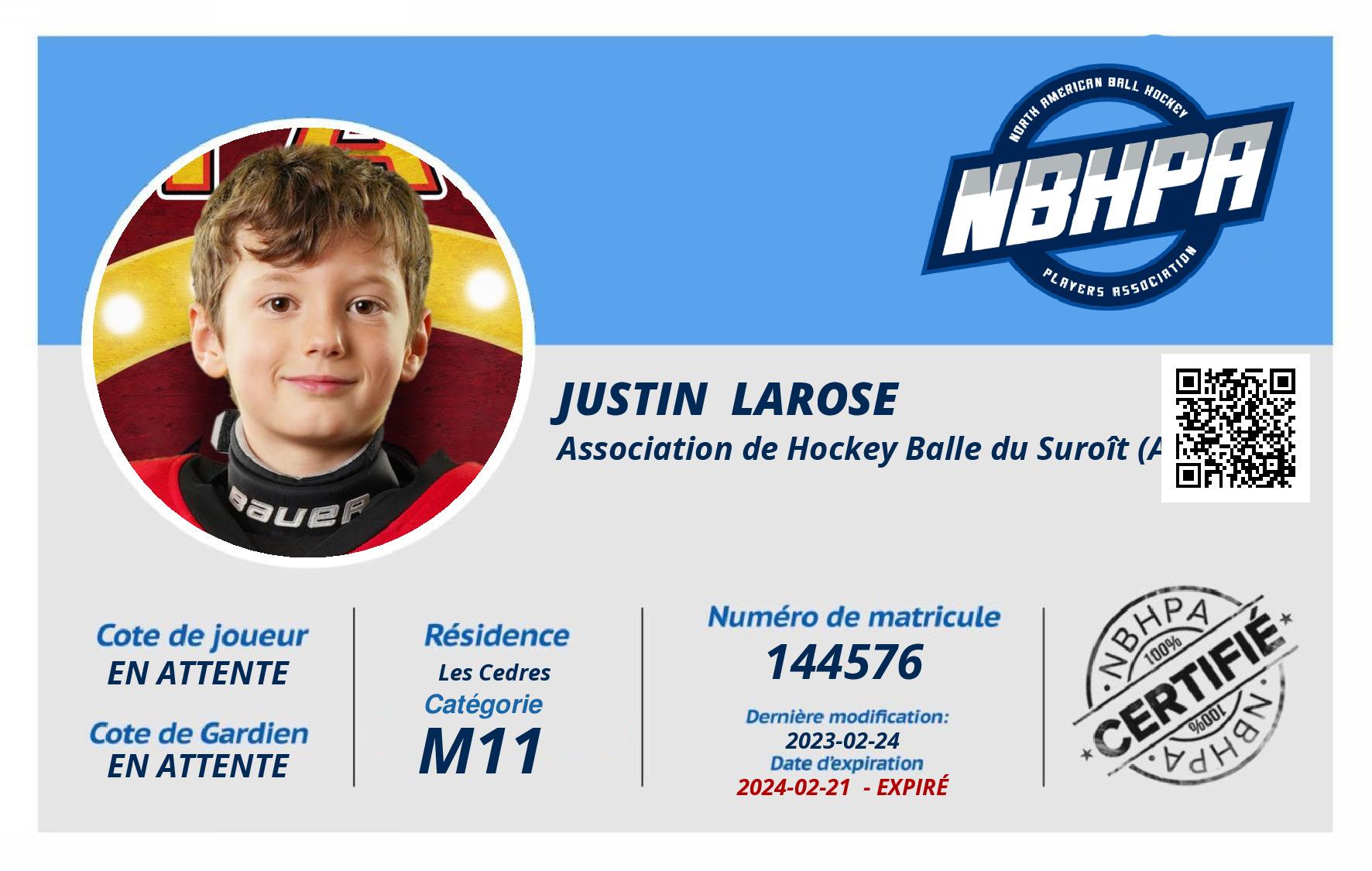 Justin  Larose