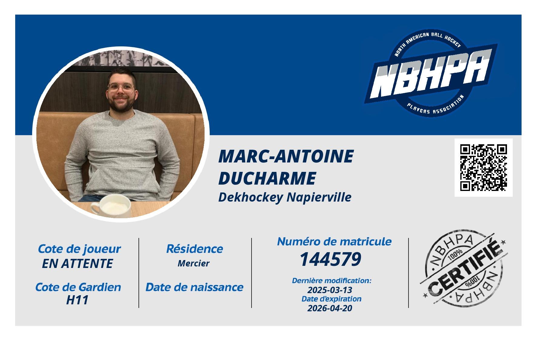 Marc-Antoine Ducharme 