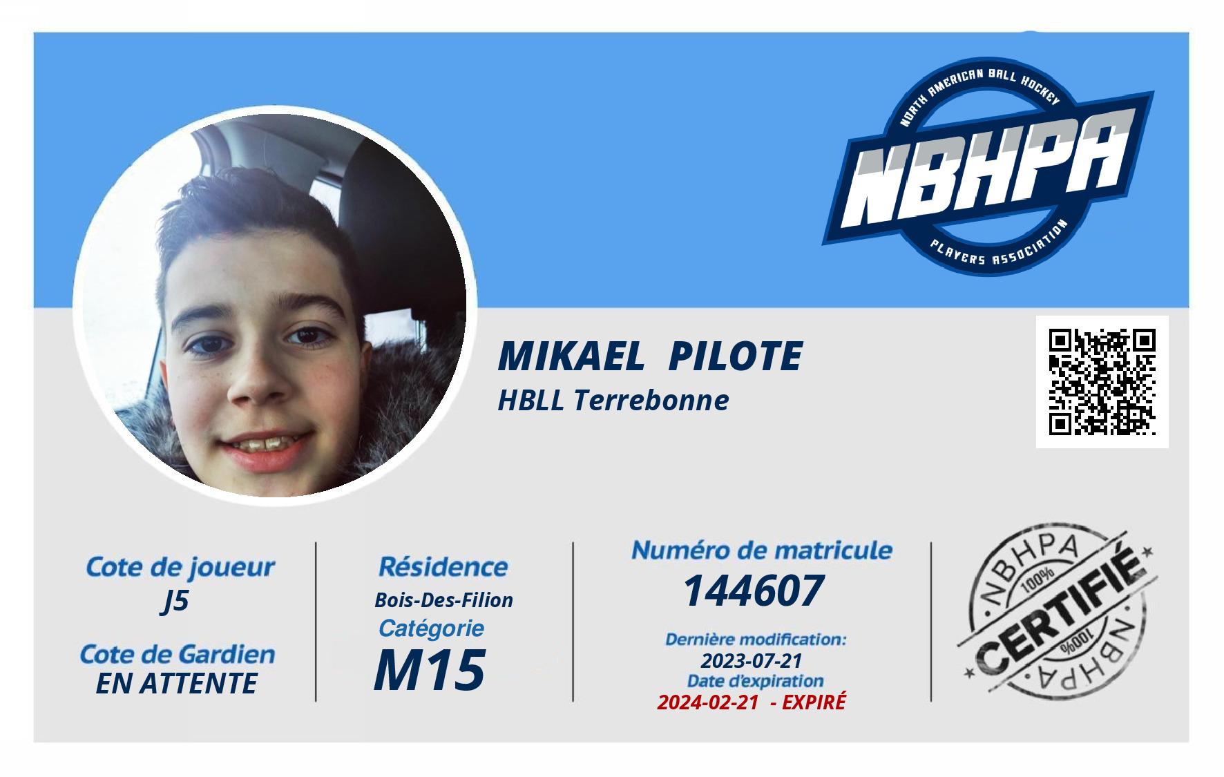 Mikael  Pilote