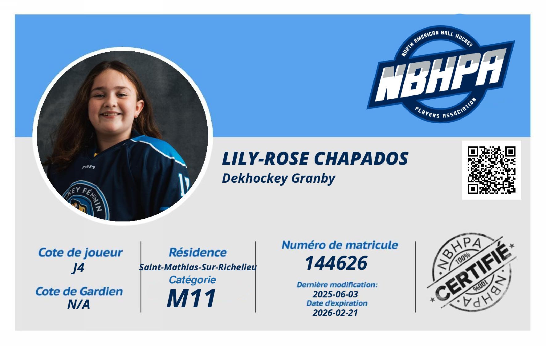 Lily-Rose Chapados