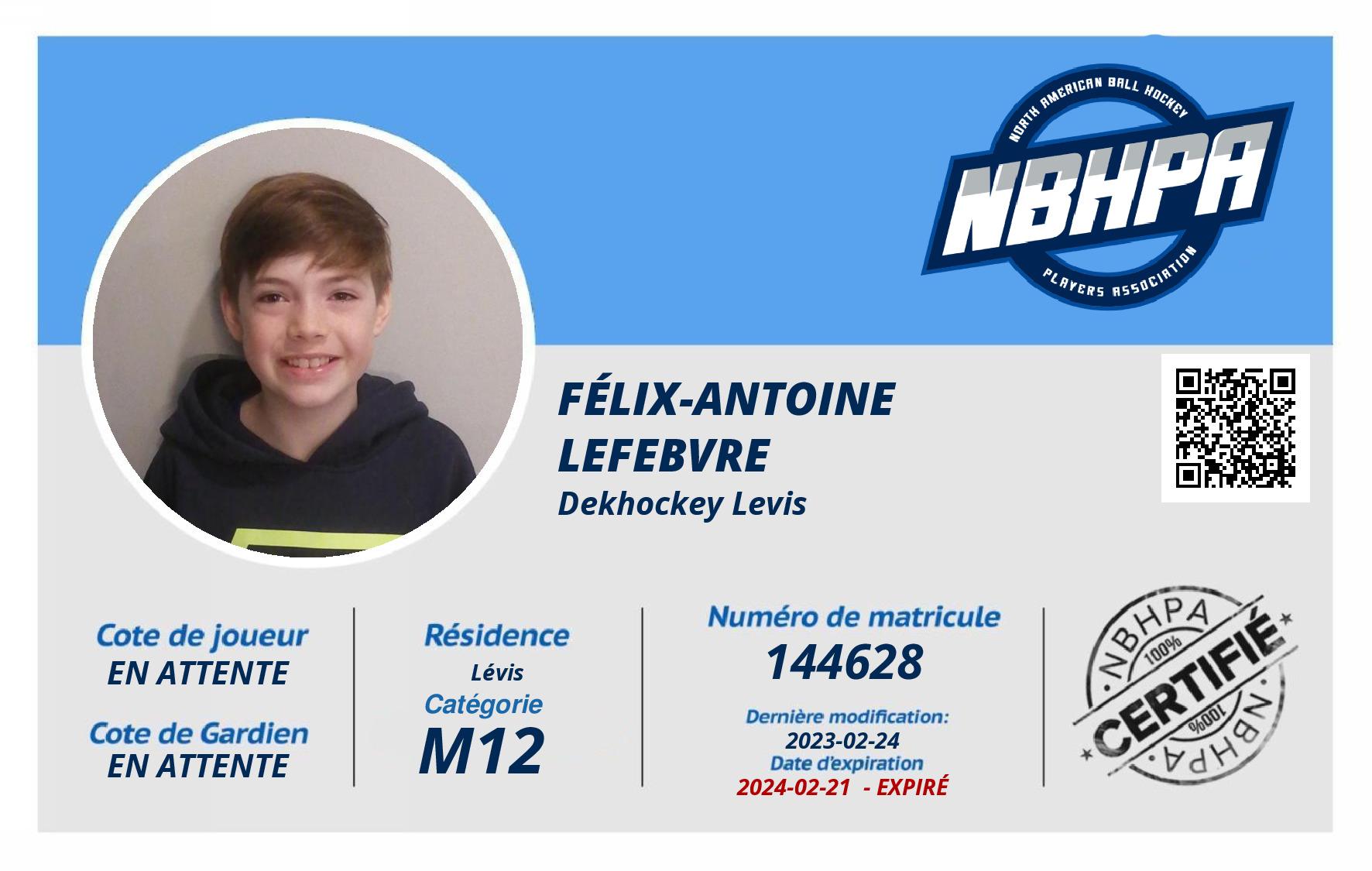 Félix-Antoine Lefebvre