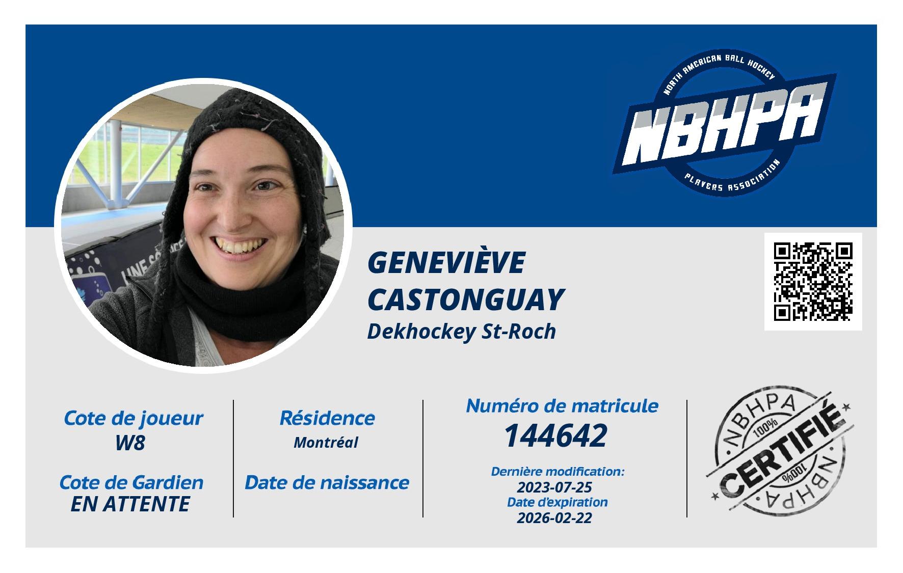Geneviève  Castonguay