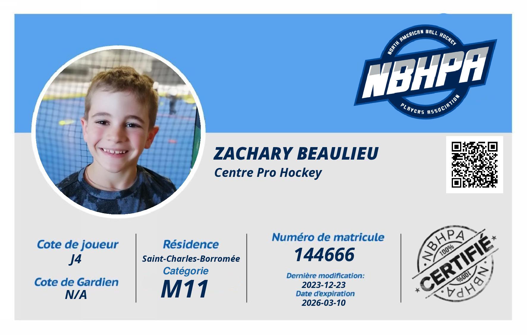 Zachary Beaulieu