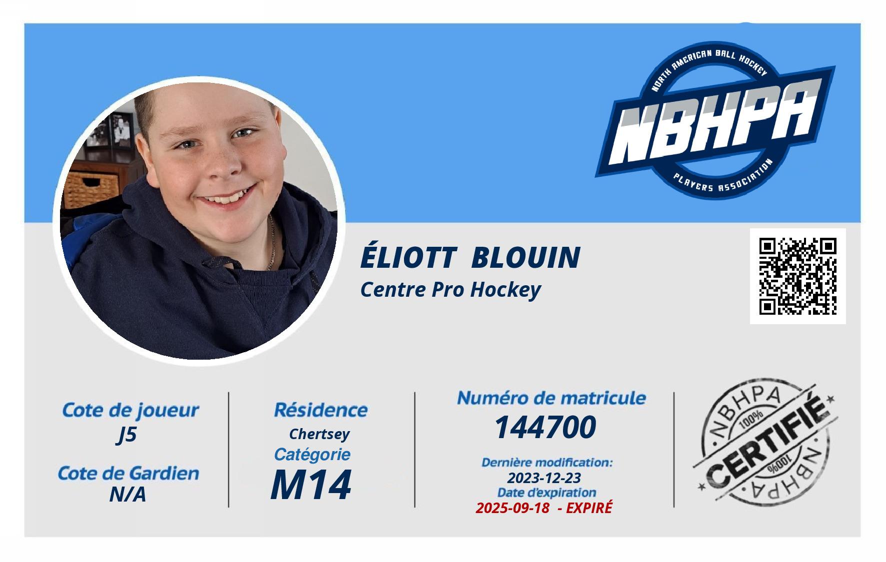 Éliott  Blouin 